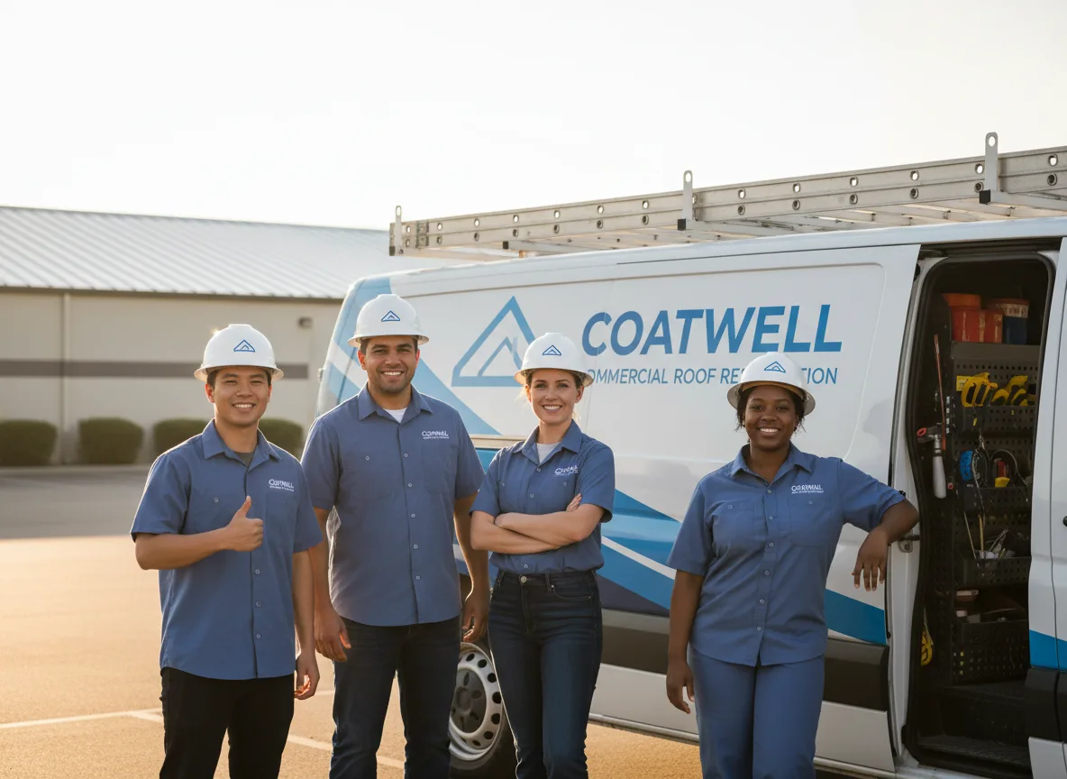 Commercial roof coating company in Roscoe, IL